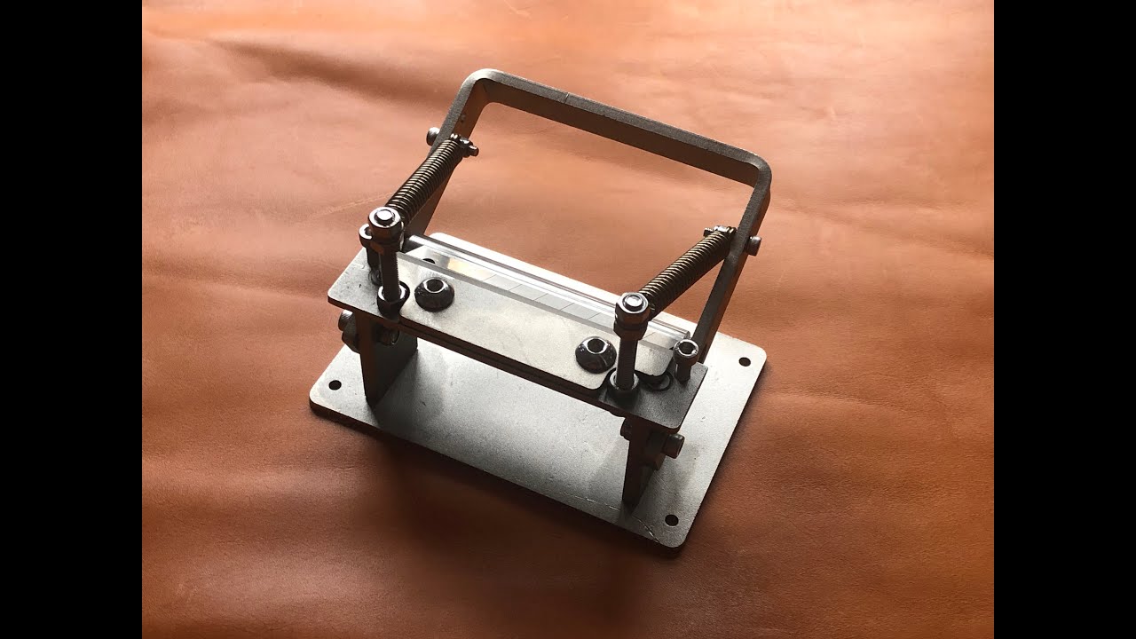 Leather splitting machine - Cheap but very effective and convenient!