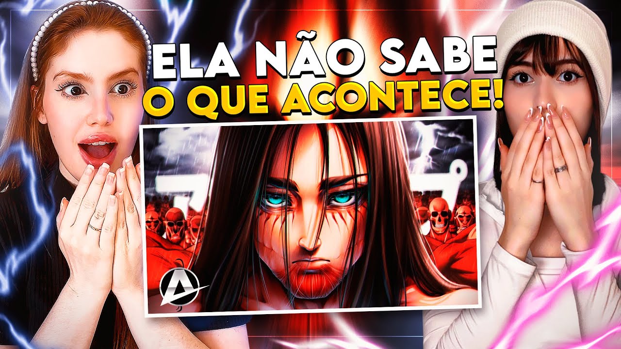 REACT | Eren Yeager | O Sacrifício Do Vilão | AniRap | CR Reacts