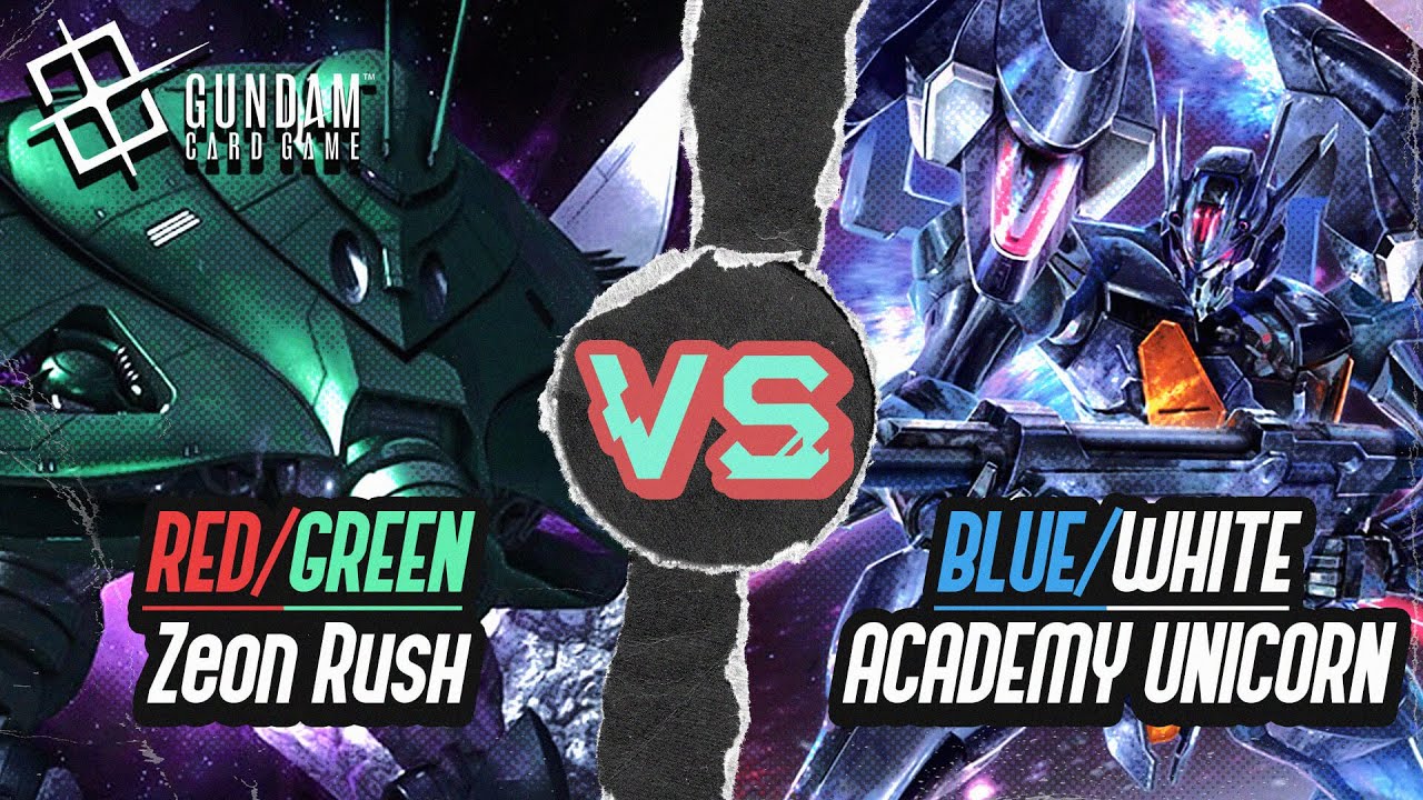 Academy is BROKEN?! 🤯  | RG Zeon Rush vs BW Academy Unicorn Midrange | Gundam Card Game
