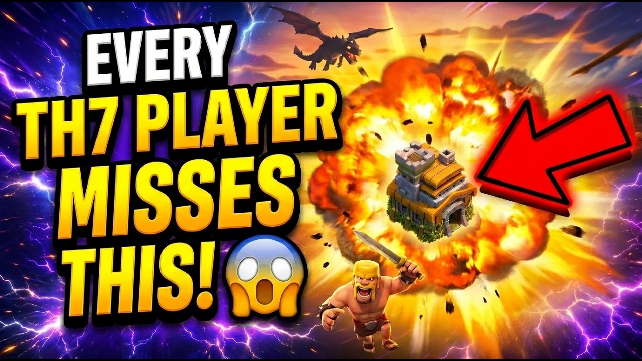 The Secret TH7 Strategy Nobody Uses 🤫 | Best TH7 Attack Strategy 🔥 | Easy 3 Star Clash of Clans