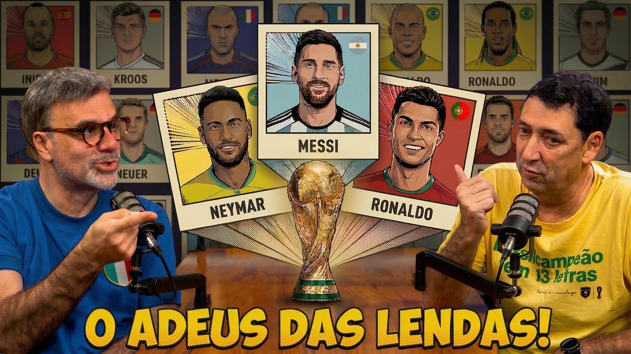 A ÚLTIMA COPA DAS LENDAS | Last Dance de Messi, CR7 e Neymar e as despedidas de cada Copa do Mundo