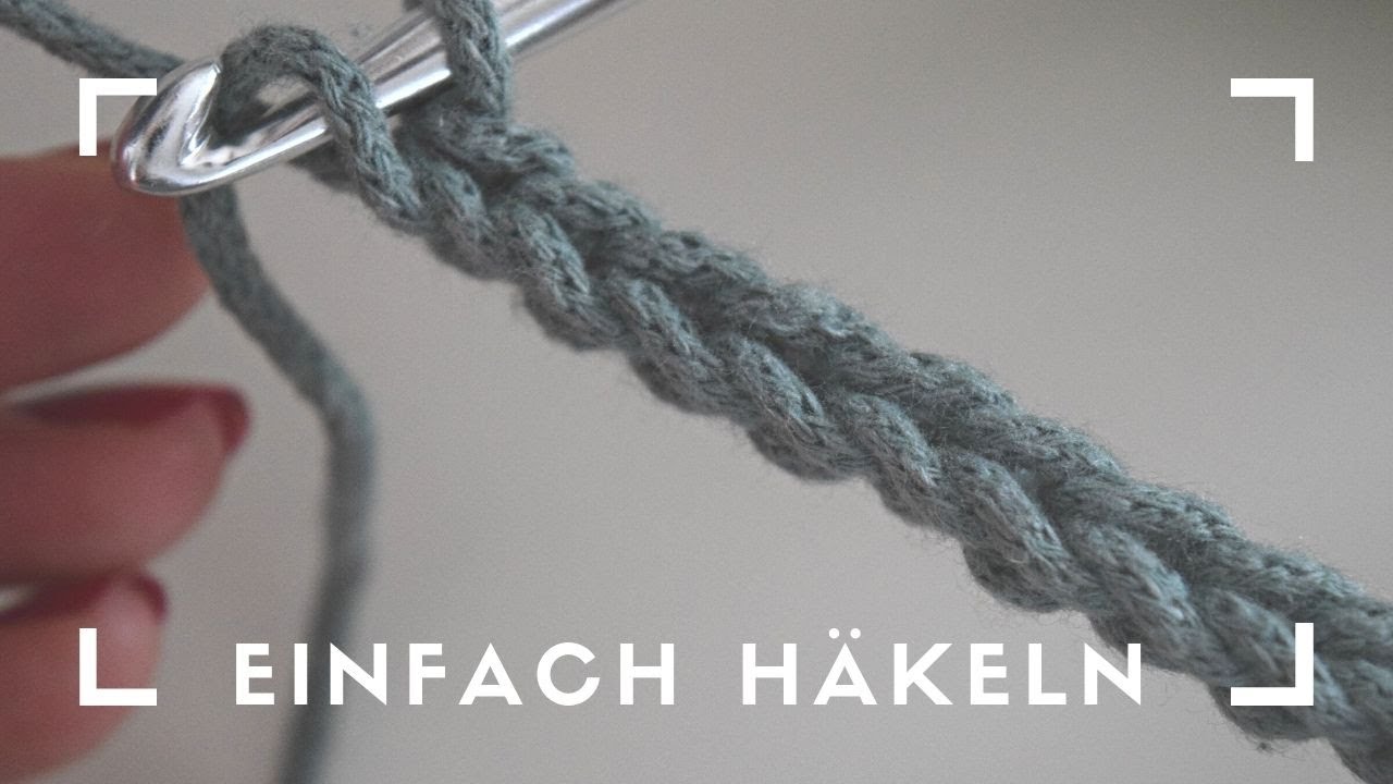 Super einfache Kordel h&auml;keln