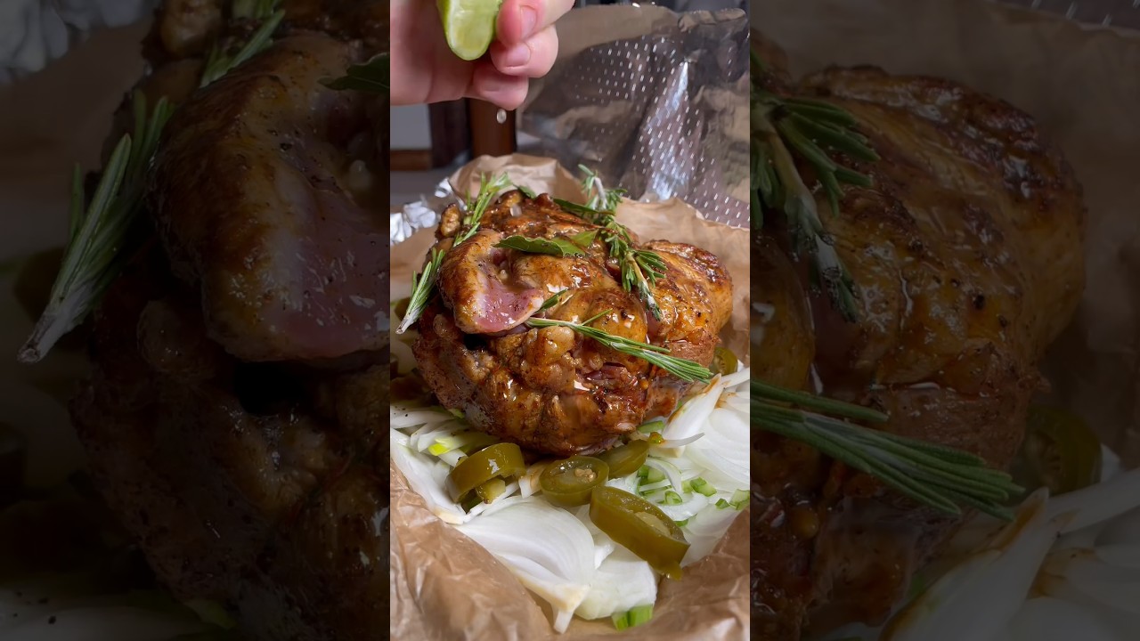 EPAULE D&rsquo;AGNEAU CONFITE 5h A L&rsquo;ORIENTAL 😋Part 1 #viande #meat #gourmet #cuisine #agneau #cuisson