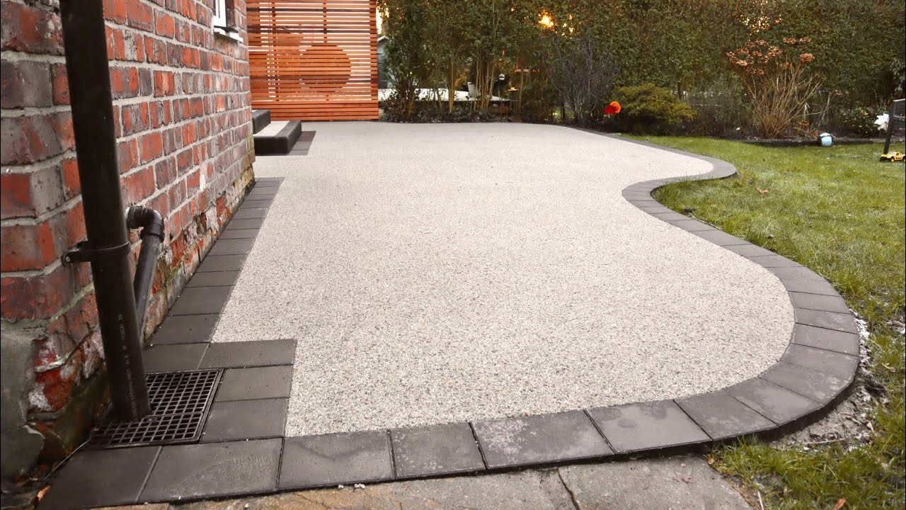 Our resin bound stone patio in Altrincham, Cheshire