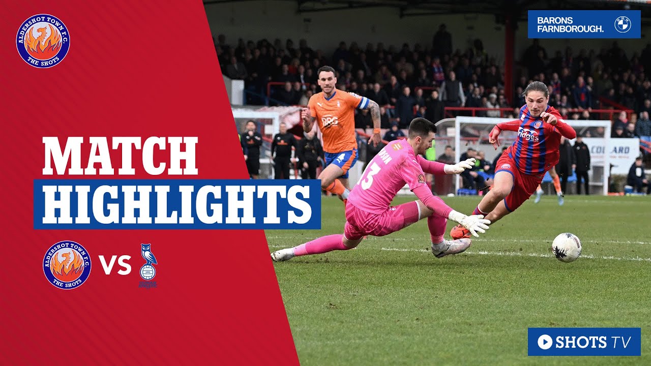 MATCH HIGHLIGHTS: Oldham Athletic (H)
