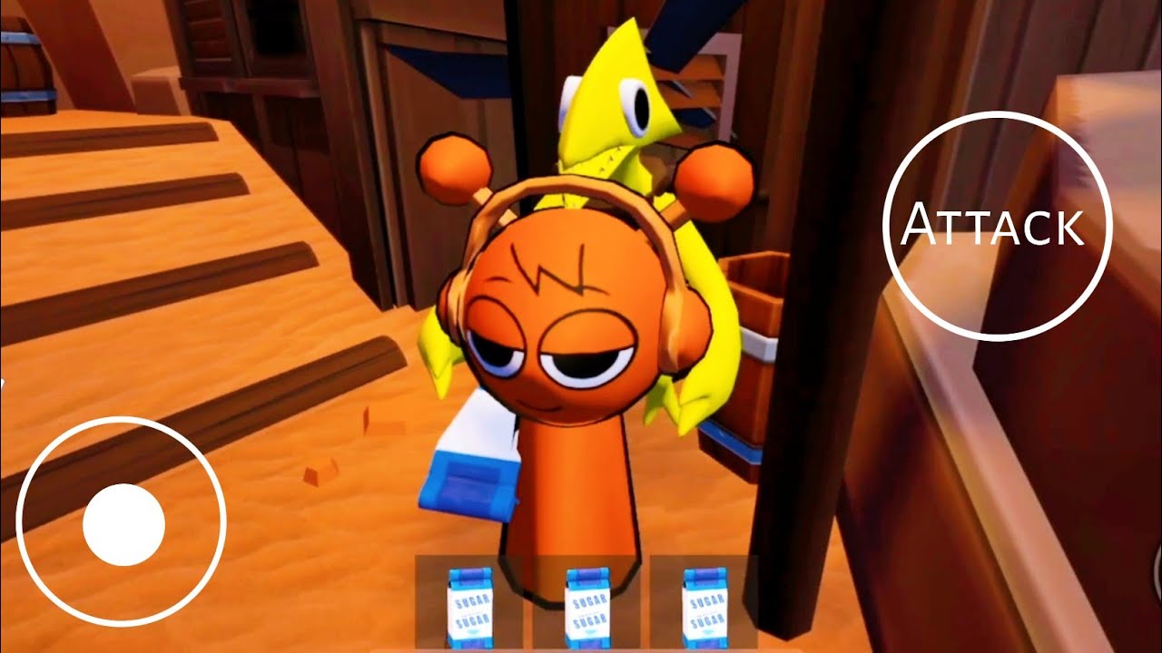 Playing As Orange Sprunki In Rainbow Friends 2 Full Gameplay