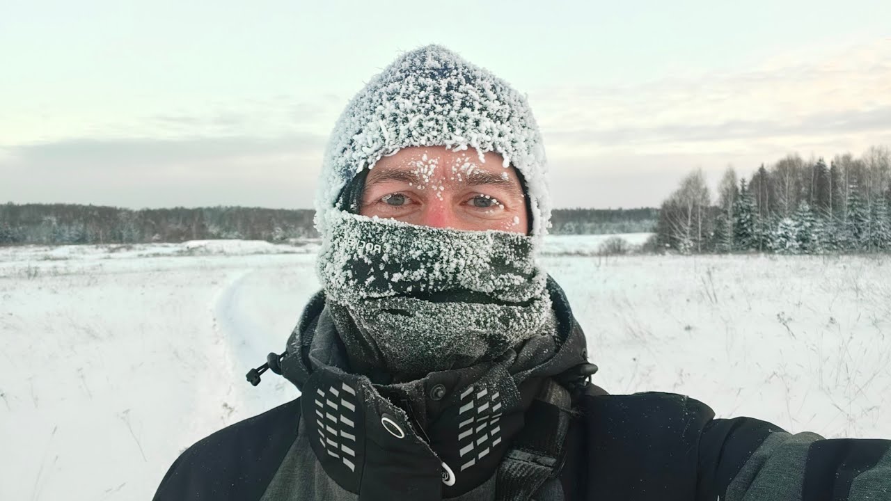 Фотоловушки в мороз -40! Застрял в лесу!