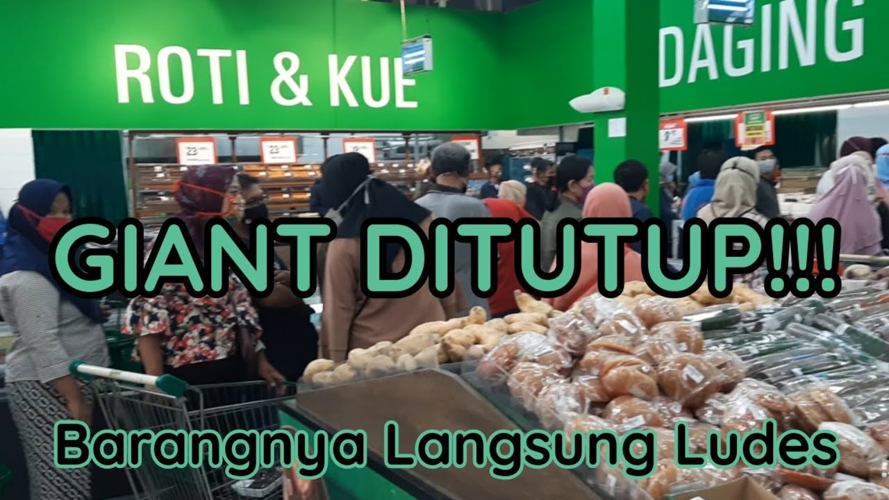 GIANT METLAND TRANSYOGI DITUTUP | Semua Barang Langsung Ludes | Virtual Tour