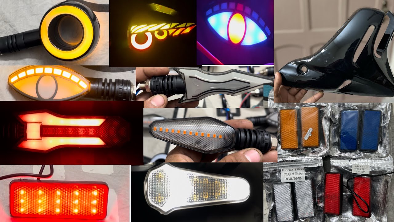 Bike Modification Parts Available | Fancy Indicators Complete Review | Bike Fancy Indicators Variety