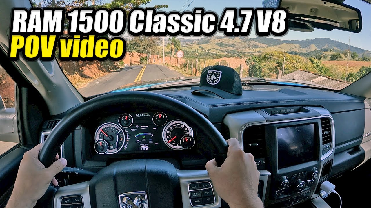 RAM CLASSIC 5.7 V8 HEMI - BRAZILIAN POV VIDEO