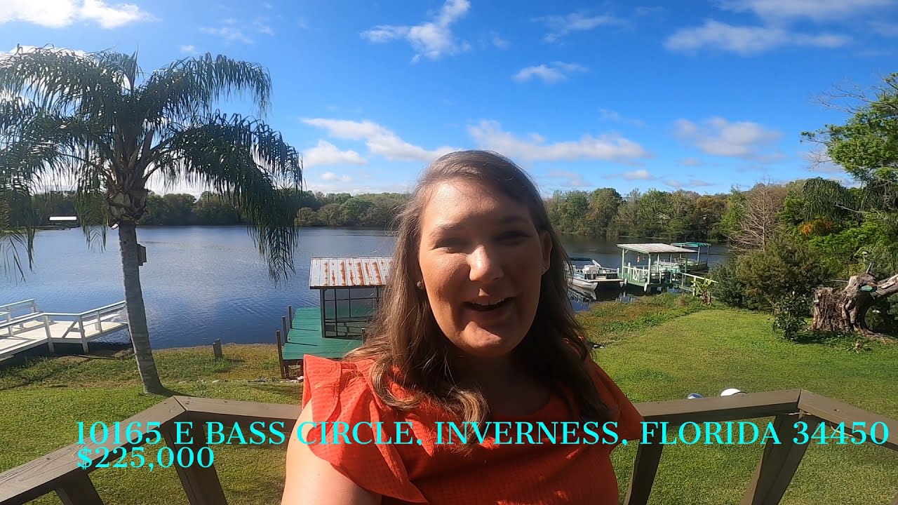 Inverness Florida Lake Home For Sale