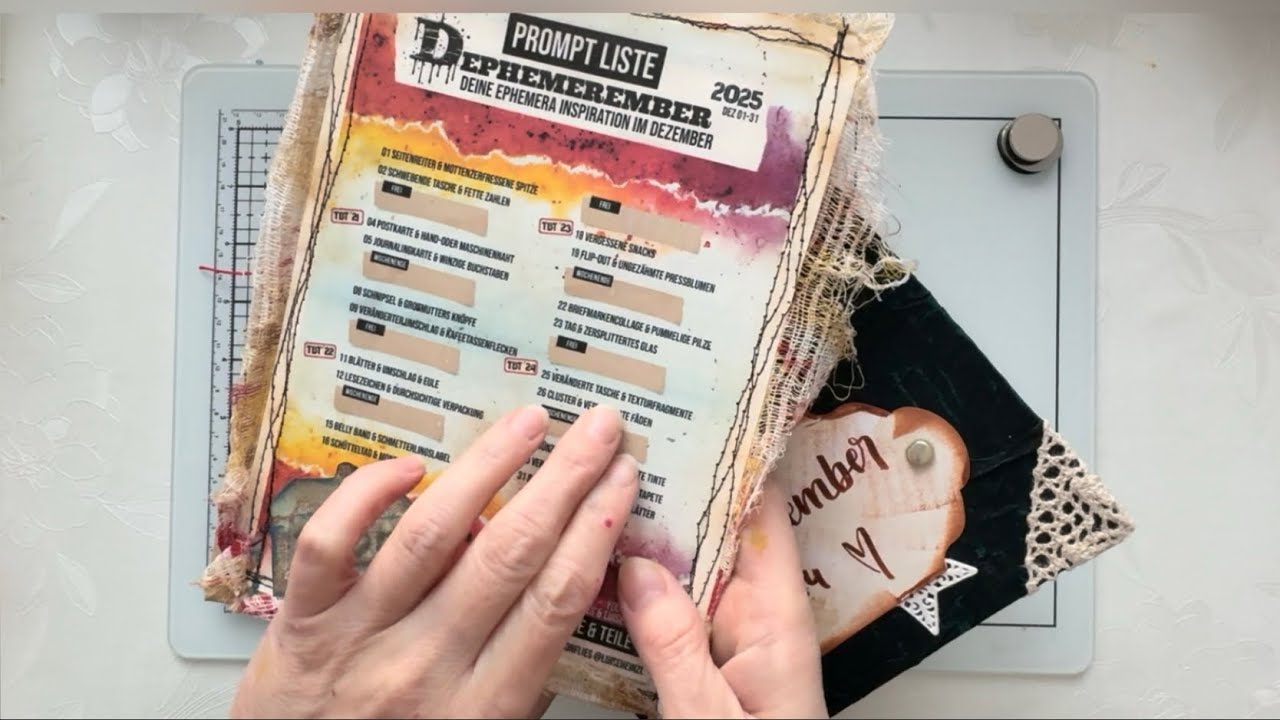 25. Dezember 2025 #dephemerember @luiseheinzl @49dragonflies  veränderte Tasche & Texturfragmente