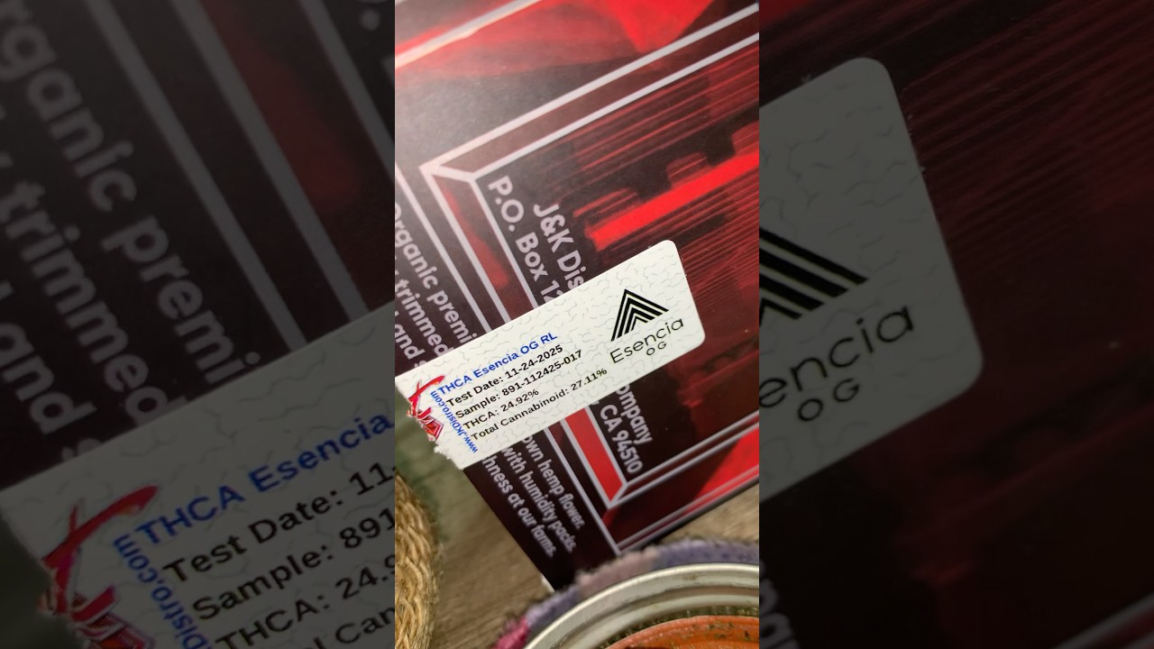 JK DISTRO / Esensia OG / Premium Ounces #thcareview #freetheplant #hempflower #jkdistro