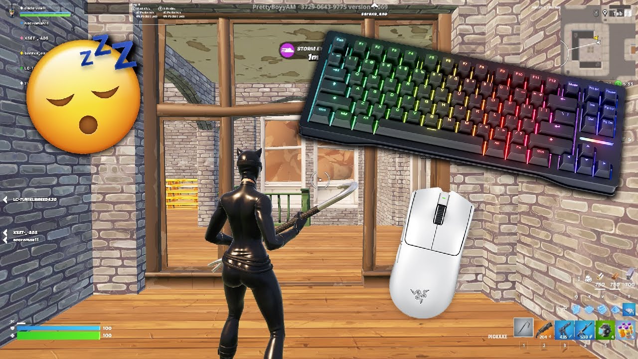 Wooting 80HE Tilted ZoneWars Fortnite Keyboard & Mouse Sounds ASMR 360FPS