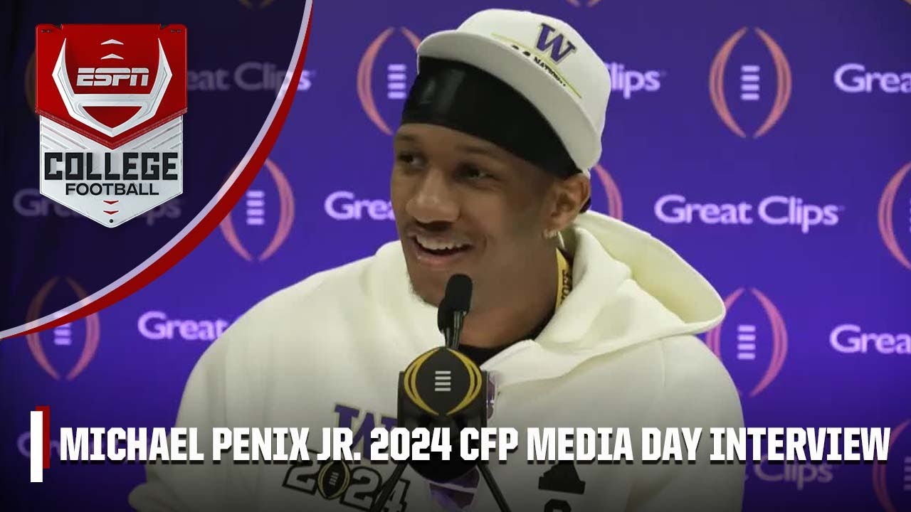 Michael Penix Jr. says playing for a National Championship is a dream come true | ESPN CFP Media Day
