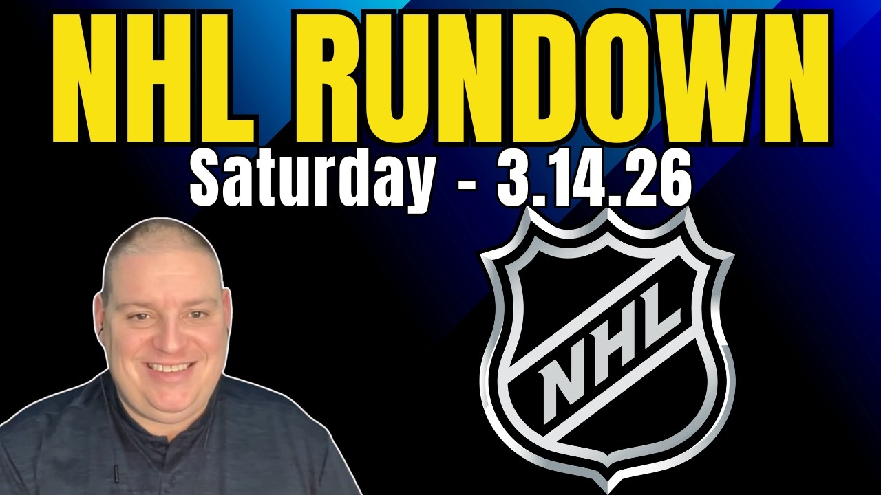 Saturday NHL Rundown - 3/14/26 l Craig Trapp NHL Bets & NHL Picks Today