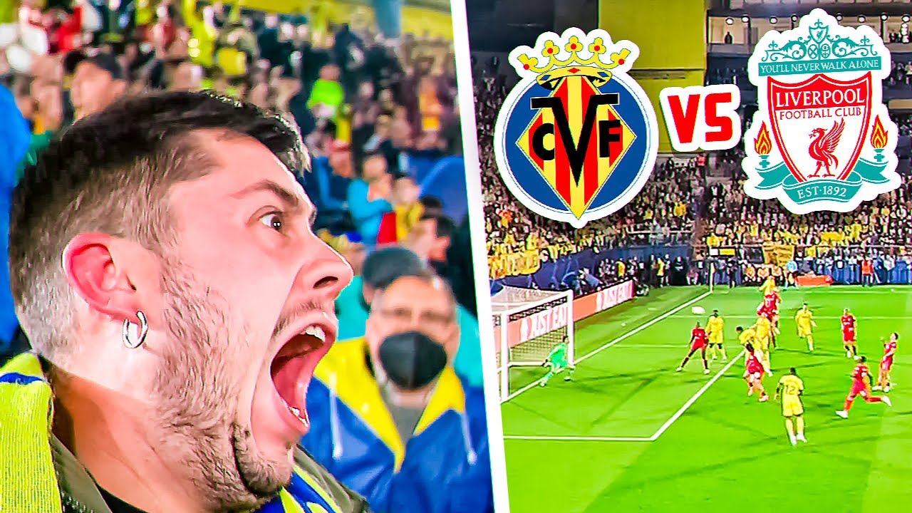 HINCHA en VILLARREAL vs LIVERPOOOL *de ALEGRIA al LLANTO en el CAMPO 😭* &iexcl;Semifinal Champions!