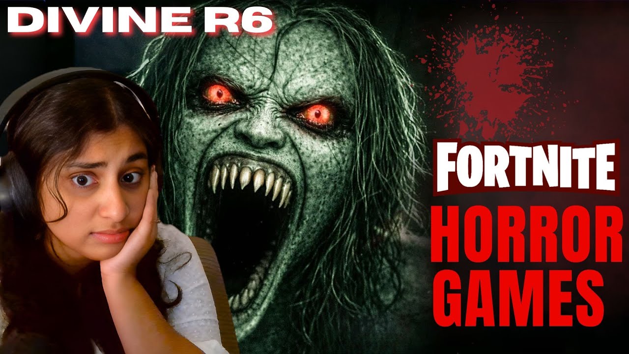👀 Finding the SCARIEST Horror Maps in Fortnite…🤯| DIVINE R6 | GAMERGIRL