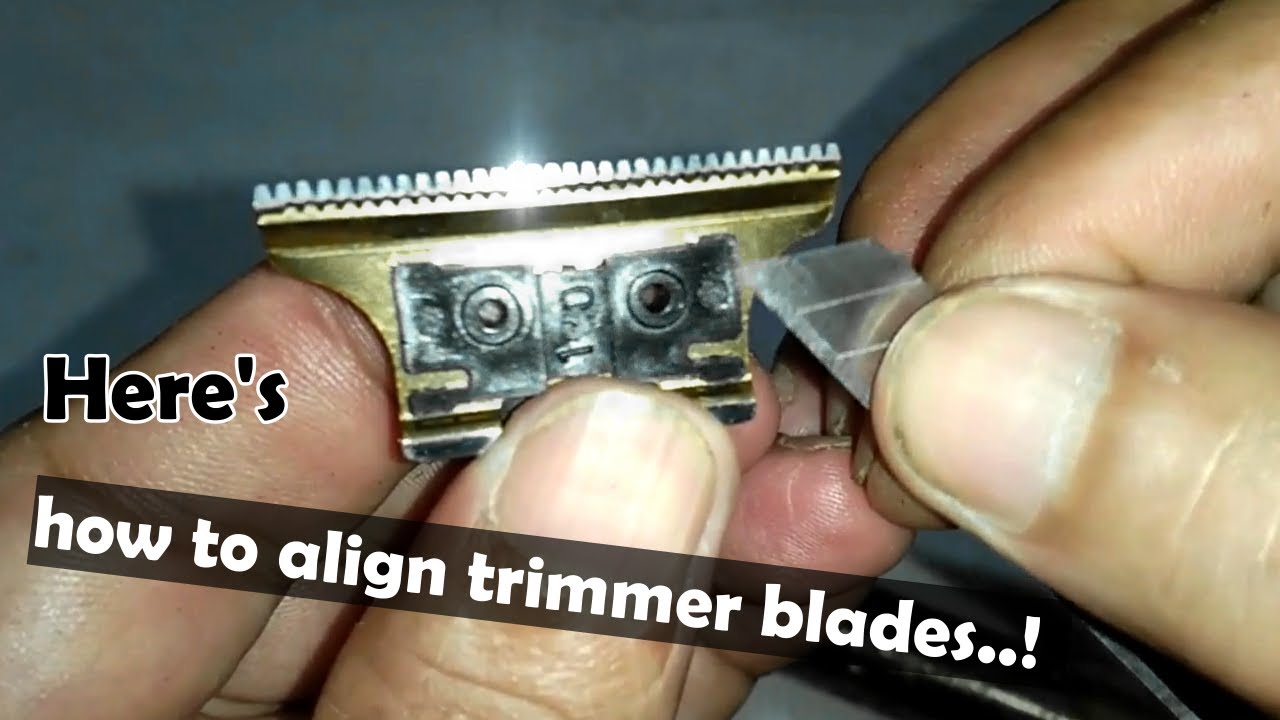 vintage t9 trimmer | blade alignment guide