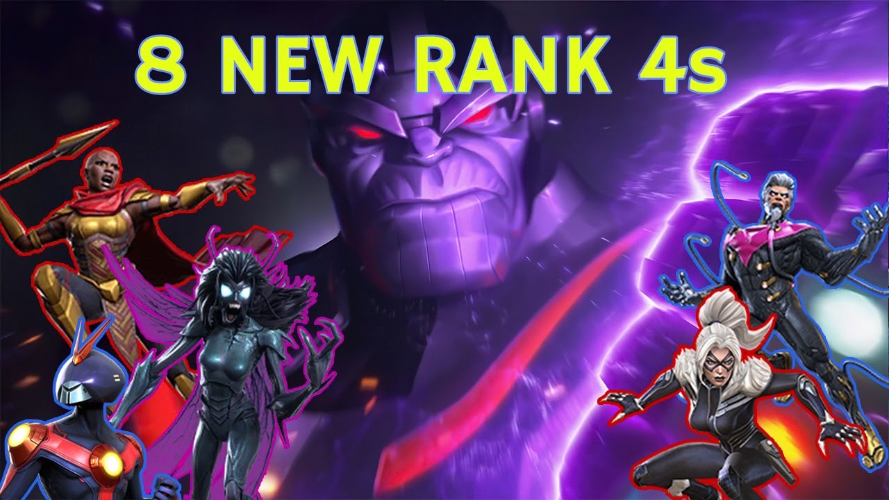 My Biggest 7 Star Rank Ups (Account Changing - 8X Rank 4s) | Marvel Contest of Champions