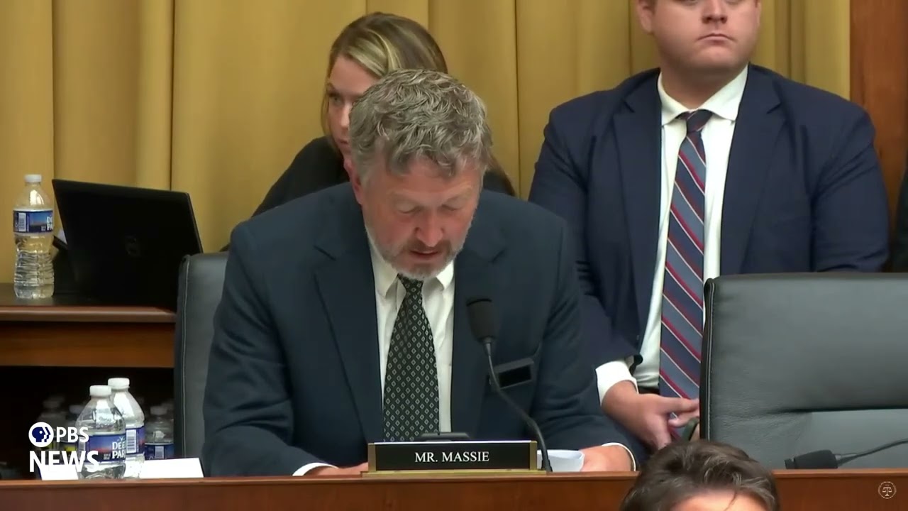 WATCH: Massie asks FBI director Patel if he'll meet Epstein victims, questions about documents