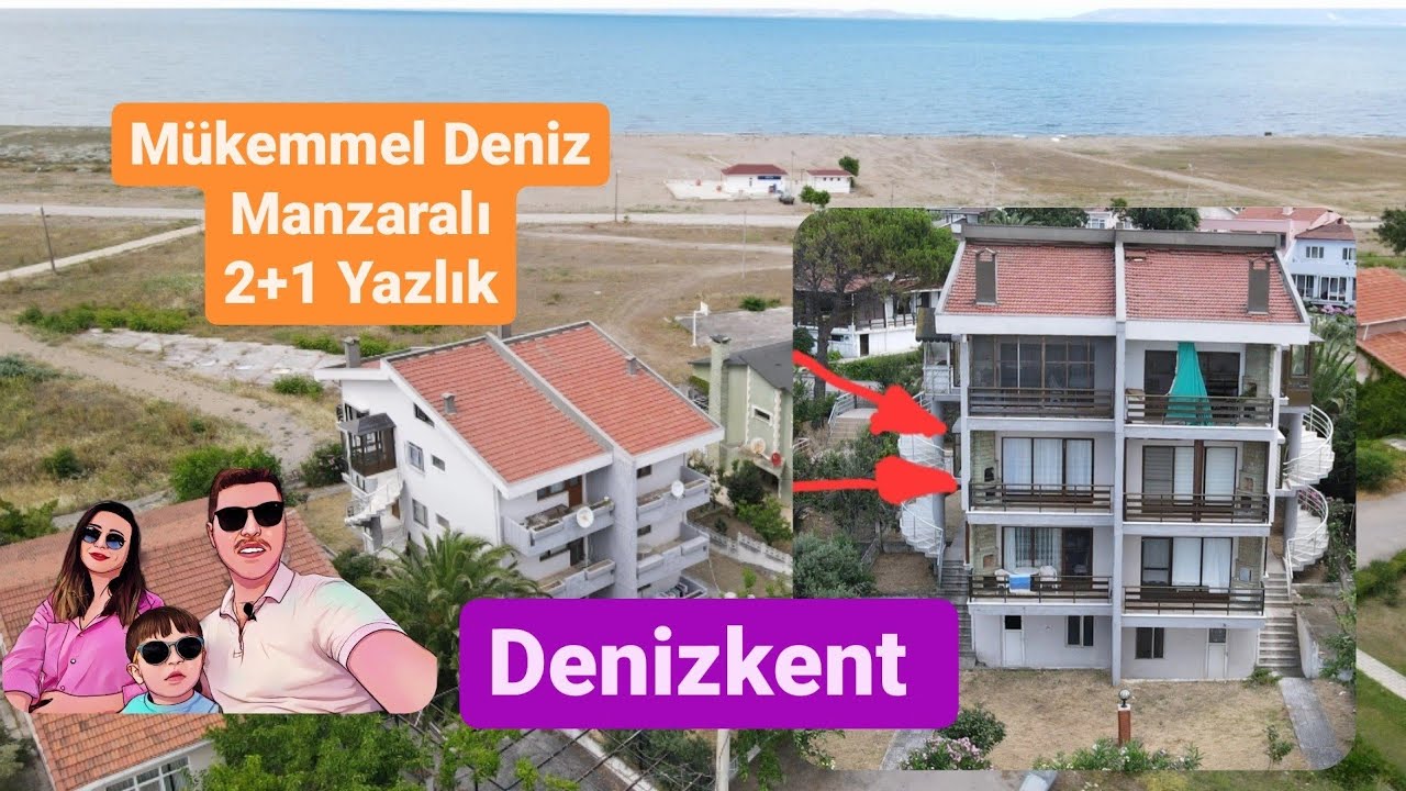 SATILTI! Denizkent'te Full Deniz Manzaralı 2+1 Satılık Yazlık! 750.000₺