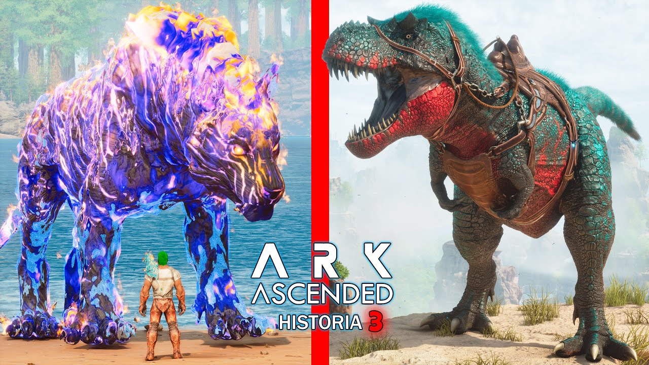 ESPERANZA PARA MOLRY, LEONA DE FUEGO Y PALEO REX DINOSAURIO SUPERMUTANTE! ARK Ascended Historia