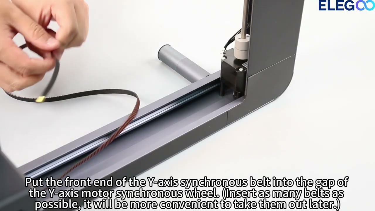 ELEGOO Phecda: How to replace the Y-axis belt?