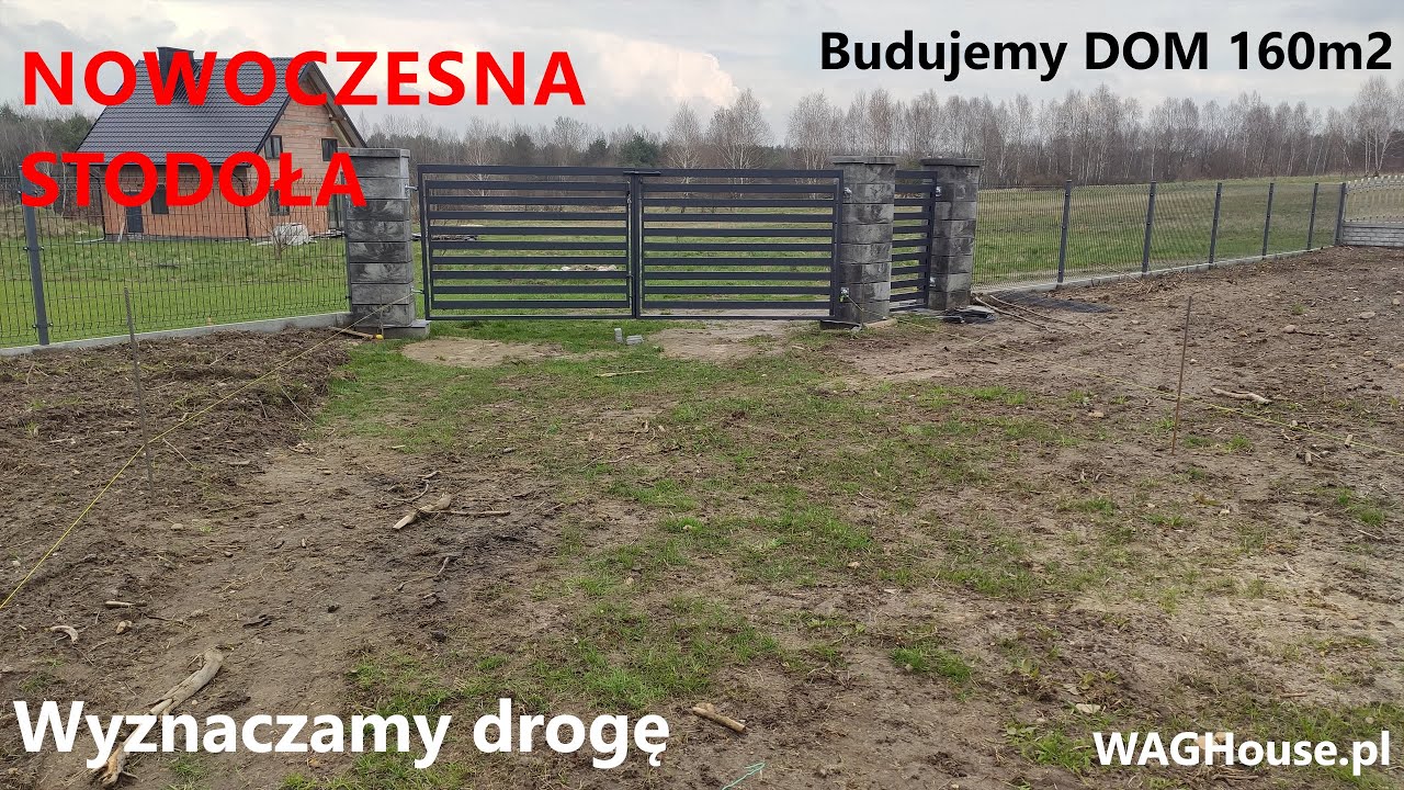 Budujemy DOM 160m2 | NOWOCZESNA STODOŁA | Wyznaczamy drogę