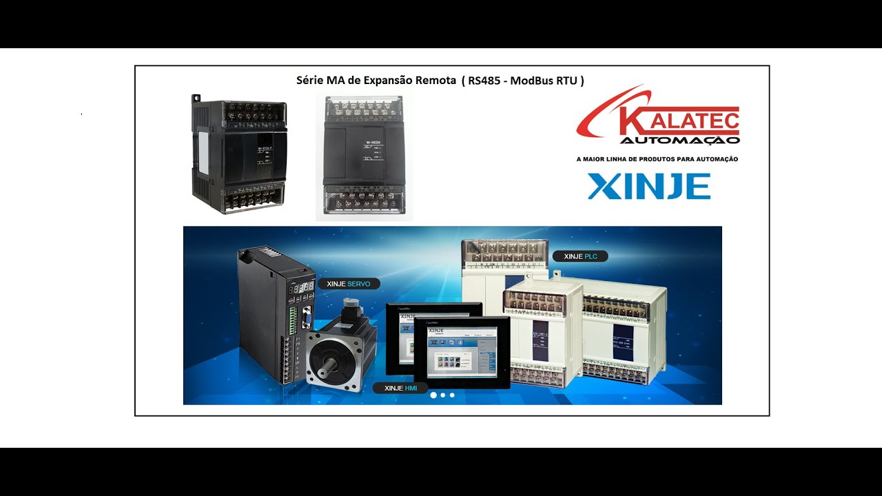 Serie MA de unidades remotas Xinje ( ModBus RTU) 