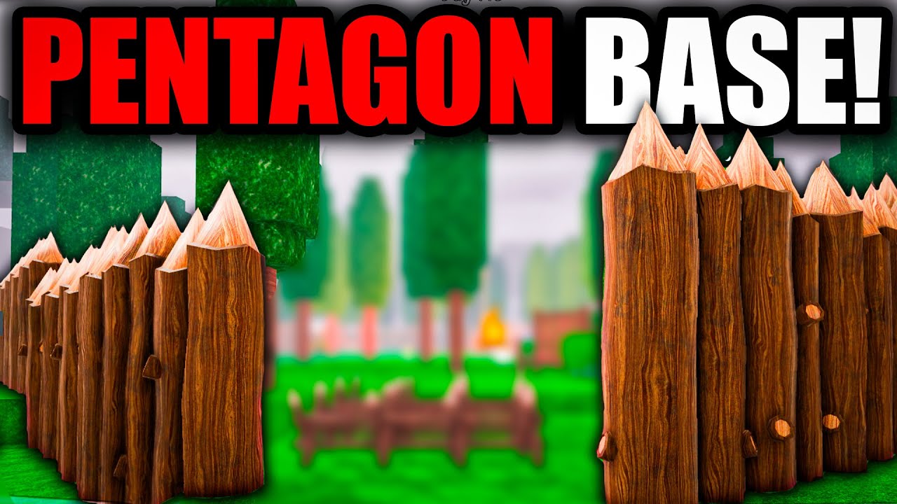 I Built the BIGGEST PENTAGON BASE in 99 Nights in the Forest!