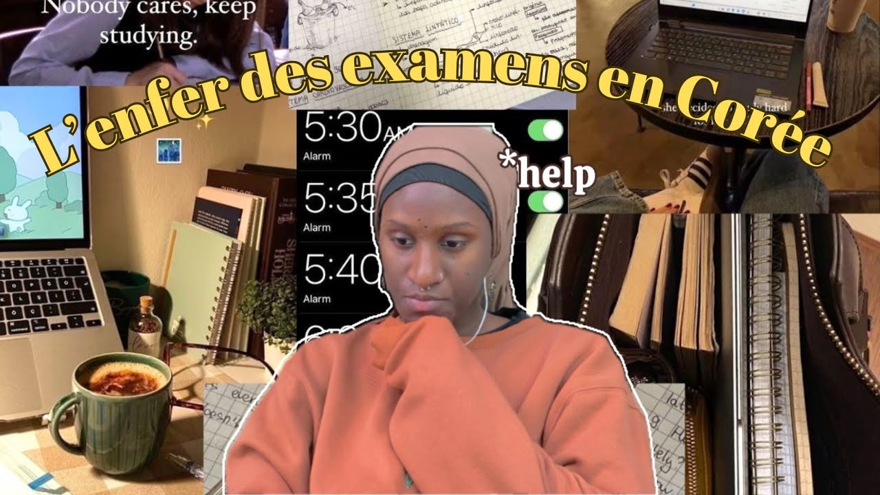 💀Tu veux SOUFFRIR ? Viens étudier en Corée (a study vlog🌱)