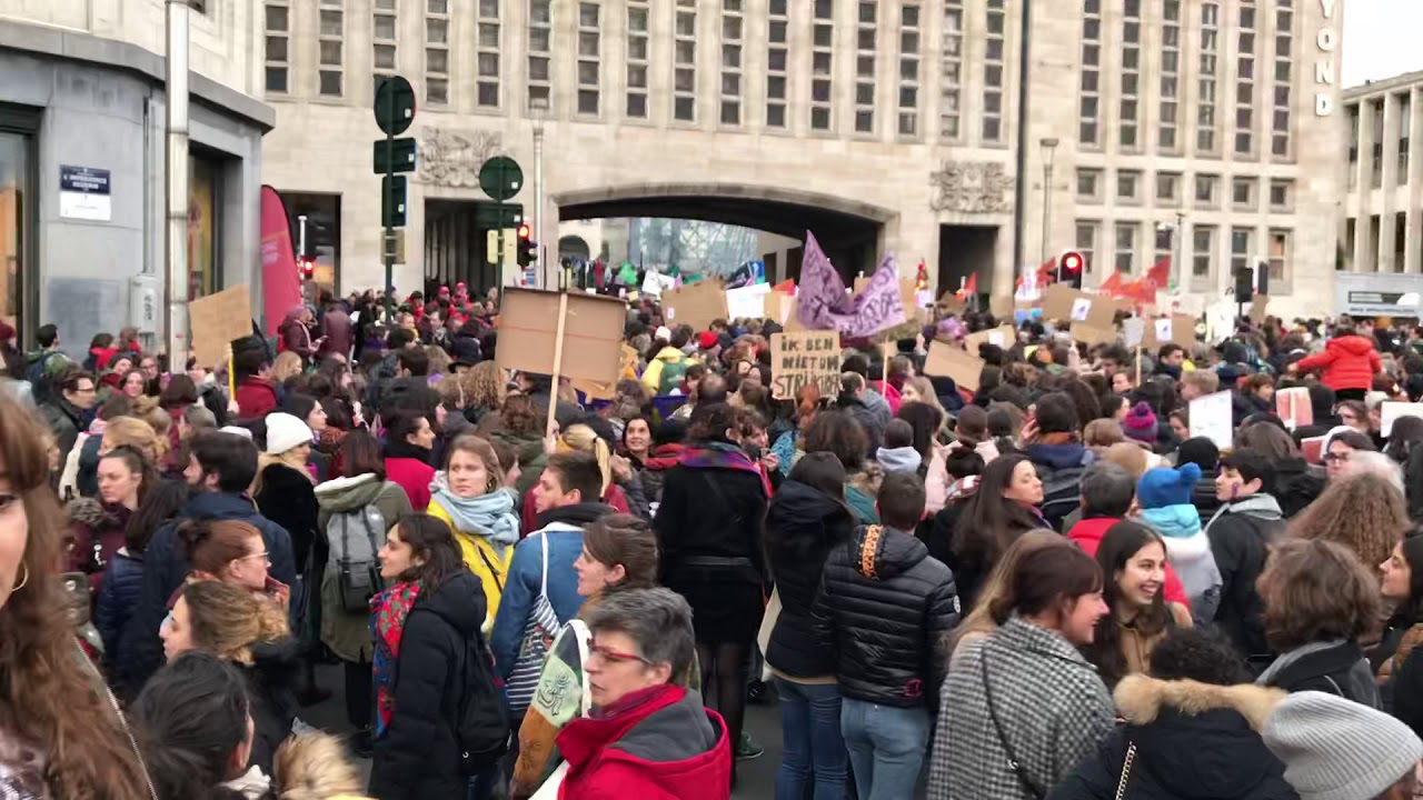 8M | Arranca la manifestación en Bruselas