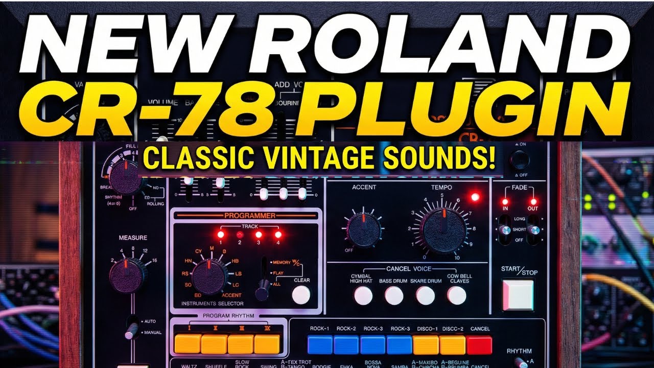The CR-78 Is Back: Roland&rsquo;s Most Famous Rhythm Box Reimagined