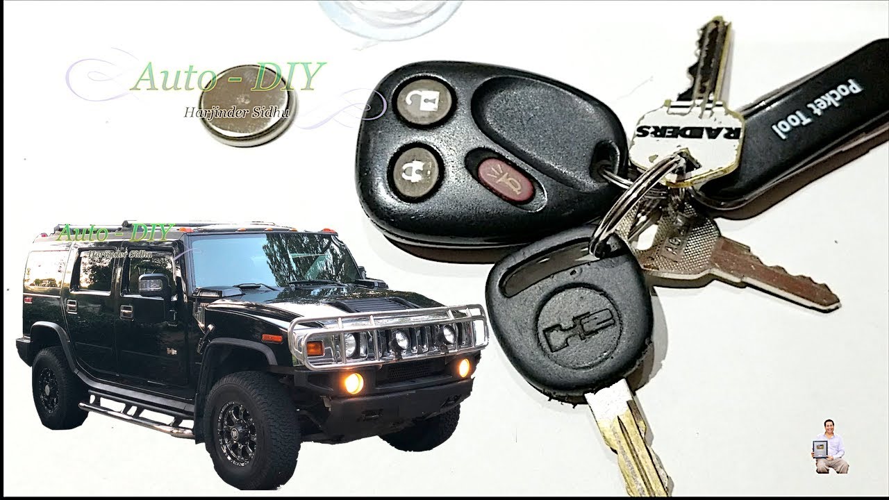 HUMMER Keyfob Battery Replacement | Smart Key Fob Dead Batteries on HUMMER H2