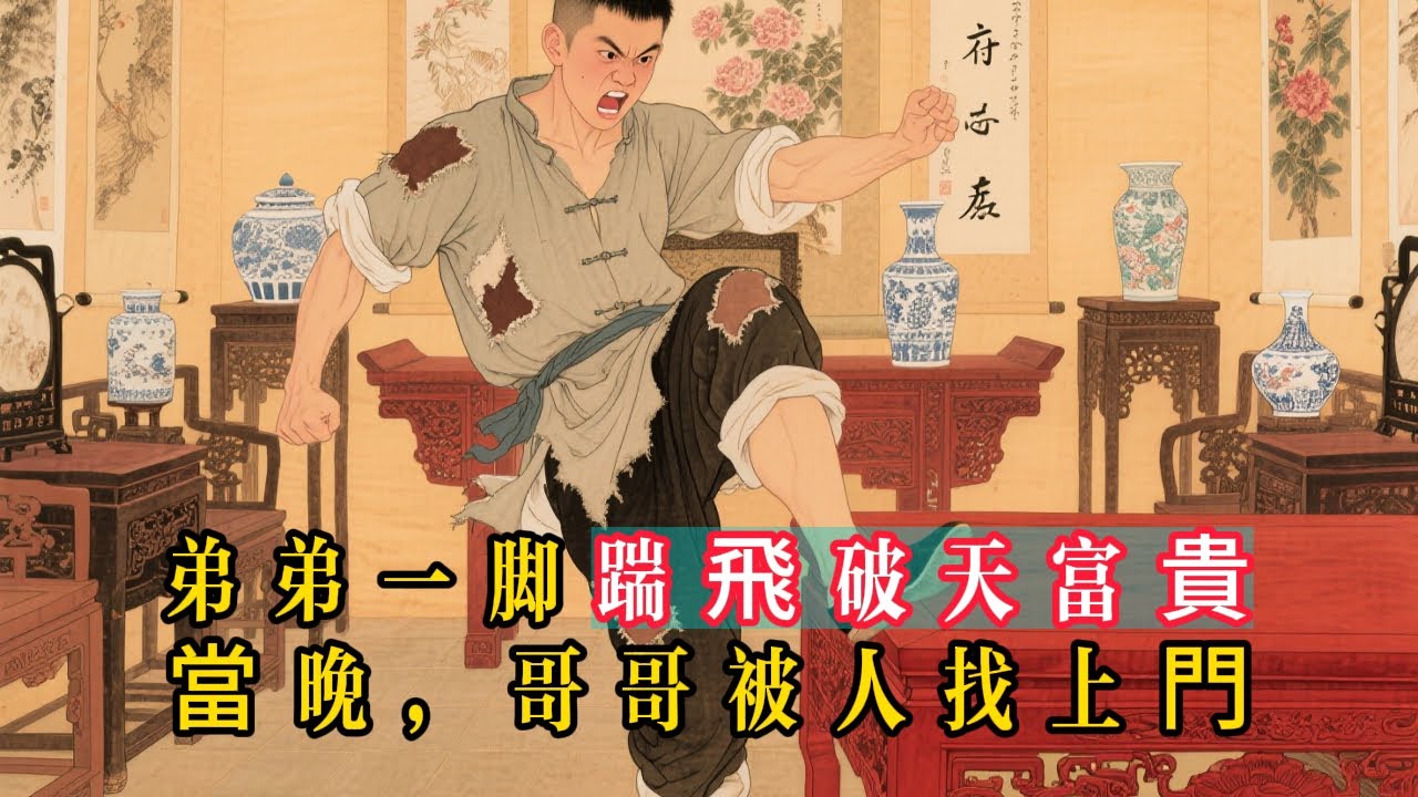 窮哥哥帶著弟弟，去跟富商女兒相親，沒想到弟弟一脚踹飛這破天富貴。當晚，竟有個不速之客上門找到了哥哥，還説......民間故事、兄弟、反轉、爽文、逆襲#民間故事 #爽文 #兄弟情 #反轉 #逆襲