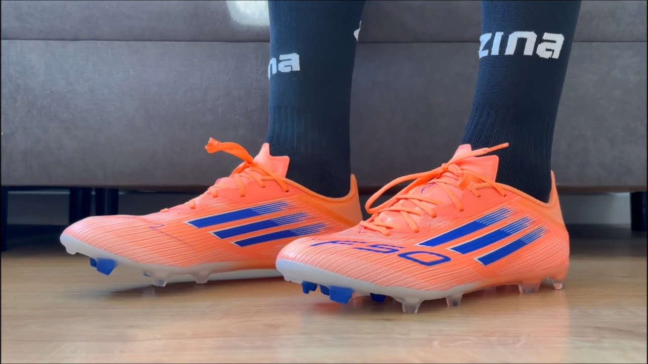 Adidas F50 League FG/MG! Набор Coral Blaze! Распаковка + На ногах!