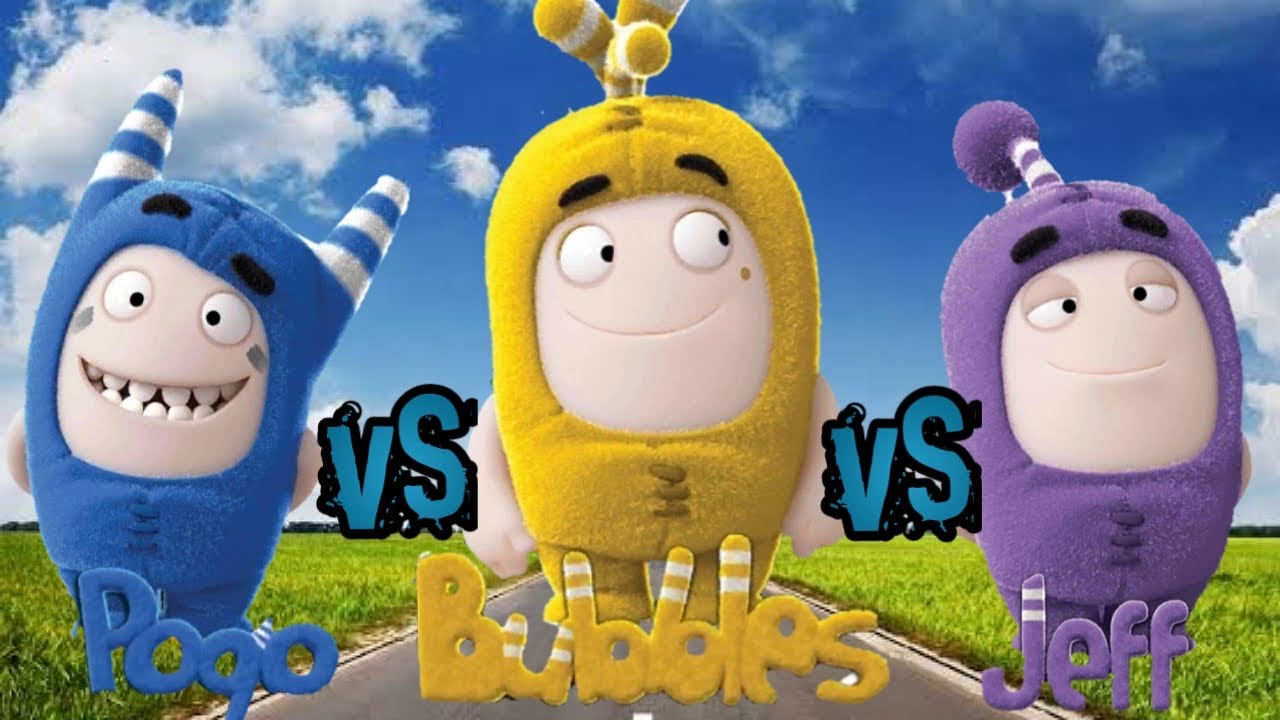 Oddbods Pogo vs Bubbles Vs Jeff | Oddbods Turbo Run | Droidzman Gameplay