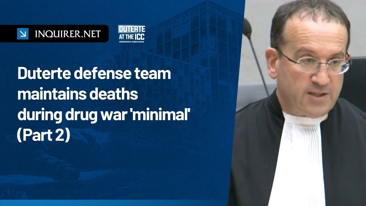 Defence’s submissions on the merits on Day 3 of Duterte’s ICC hearing (Part 2)