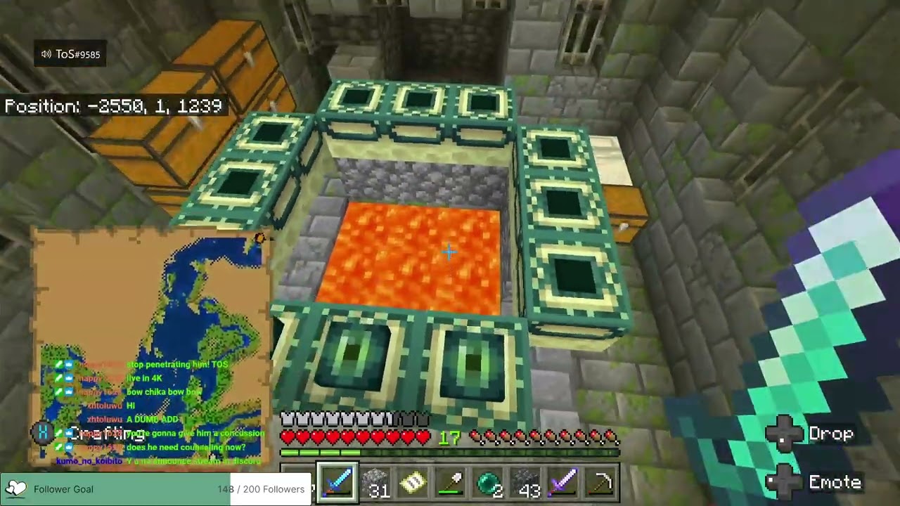 Minecraft Slaying Some Dragons then Hunting for Ender Citys