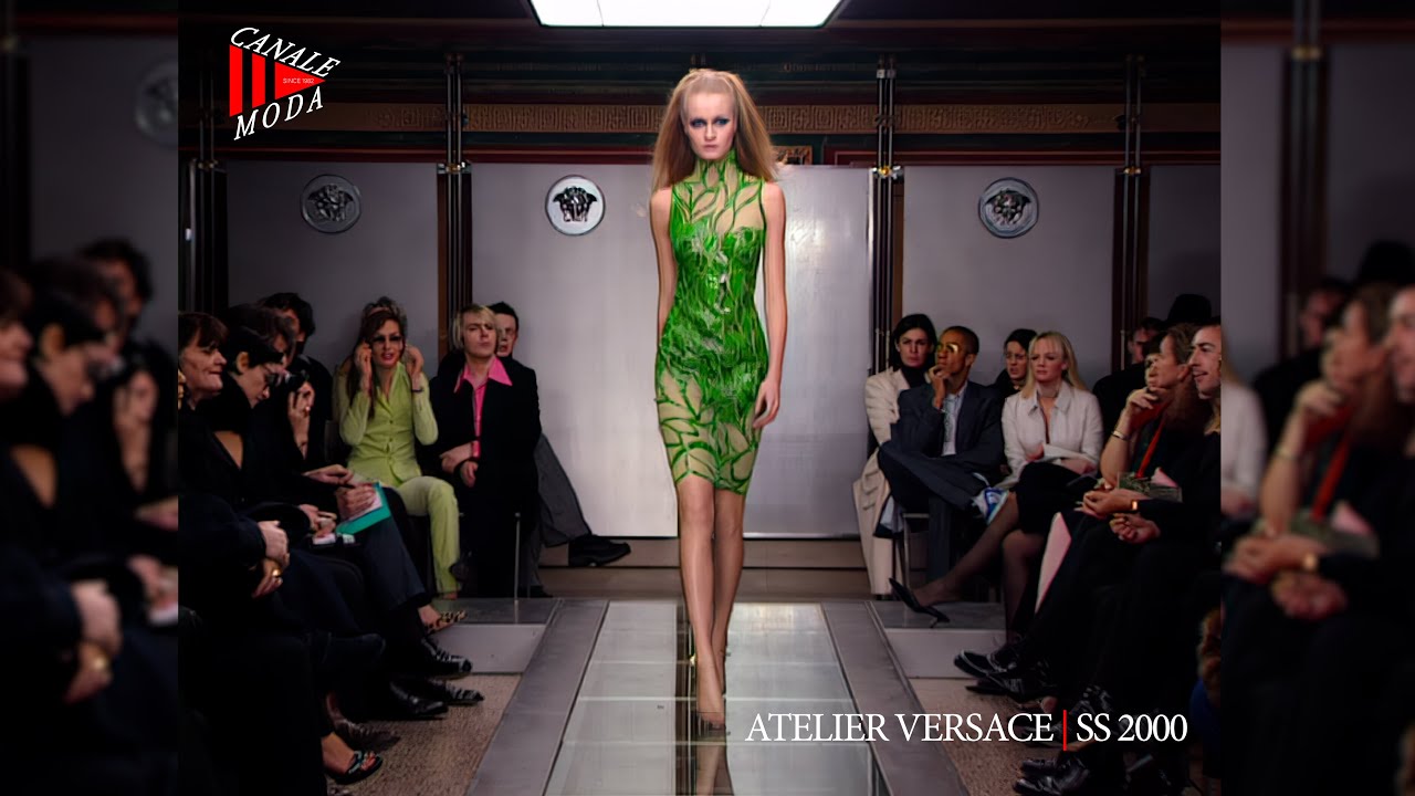 ATELIER VERSACE Spring Summer 2000 Paris 4K - Canale Moda