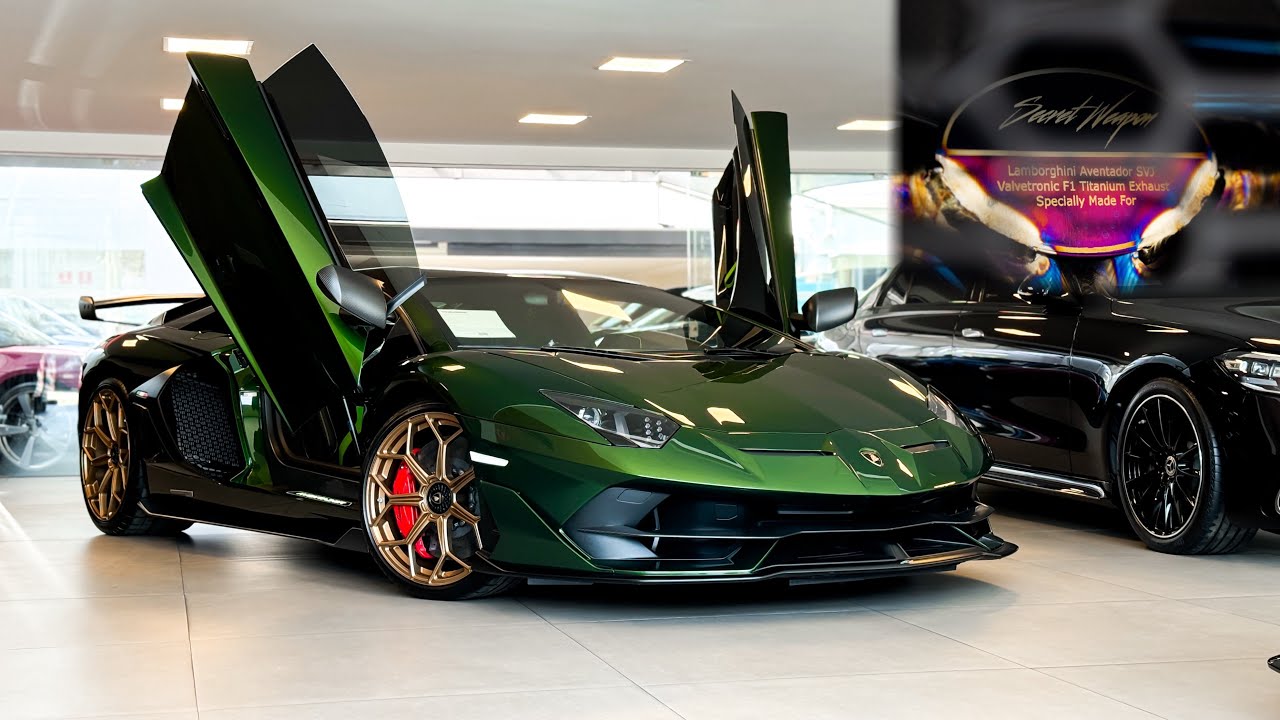 LAMBORGHINI AVENTADOR SVJ COM ESCAPAMENTO SECRET WEAPON SOLTANDO FOGO! ÚNICA DO BRASIL!!!