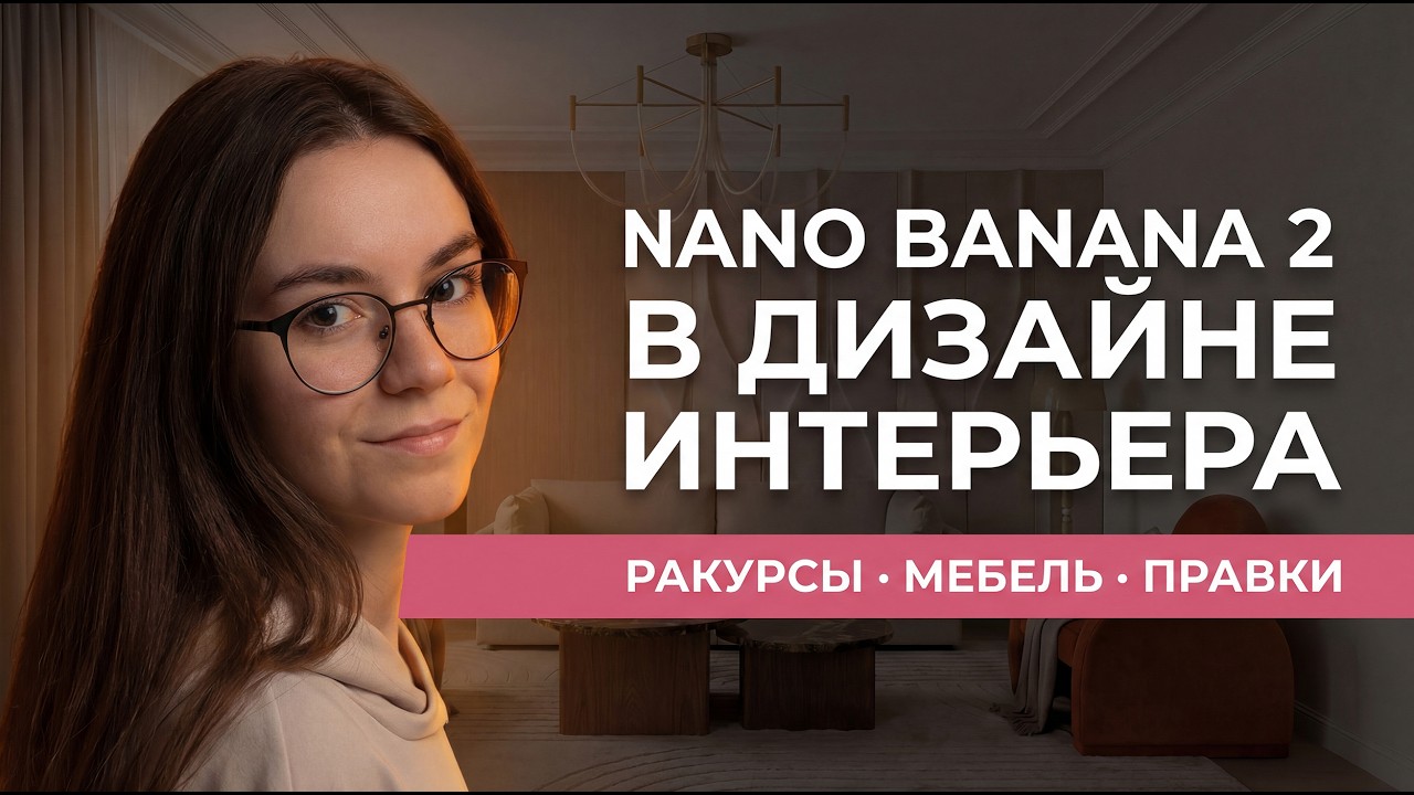 Nano Banana 2: полный алгоритм визуализации интерьера