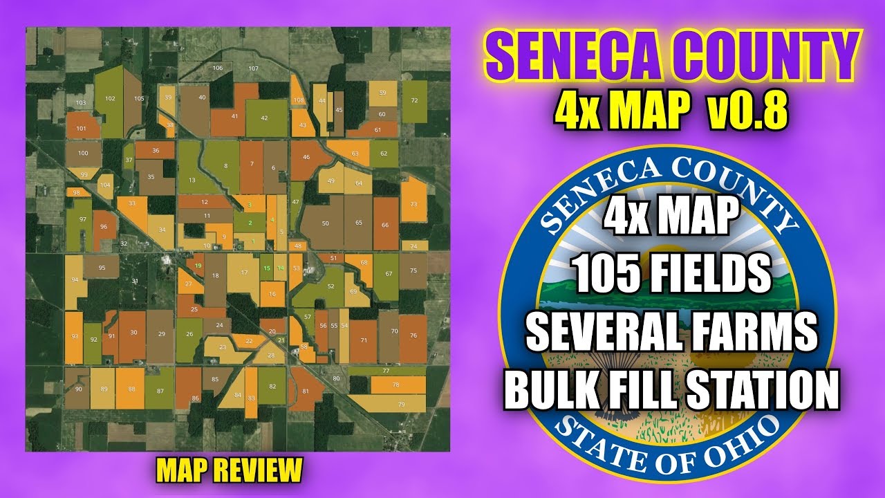 Seneca County 4x Map (Map Review)