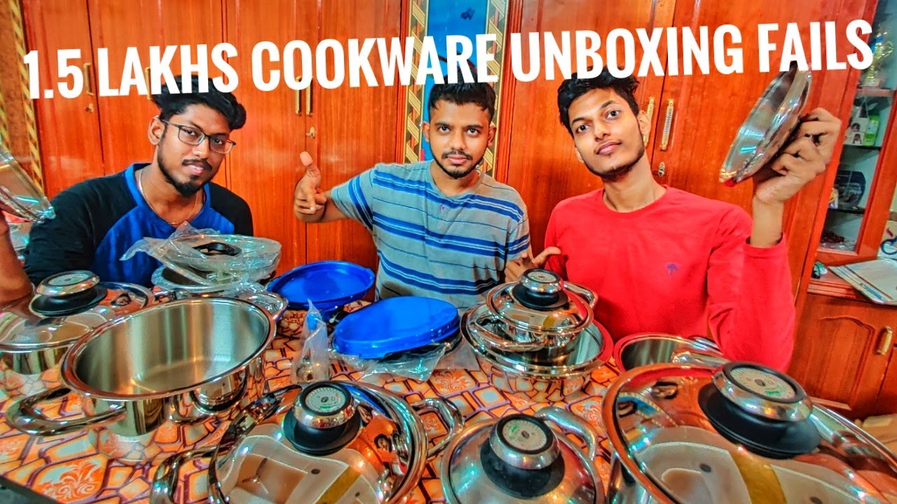 Unboxing 1.5 lakhs worth cookware after 8 years fails in tamil || AMC Cookware || cookware unboxing