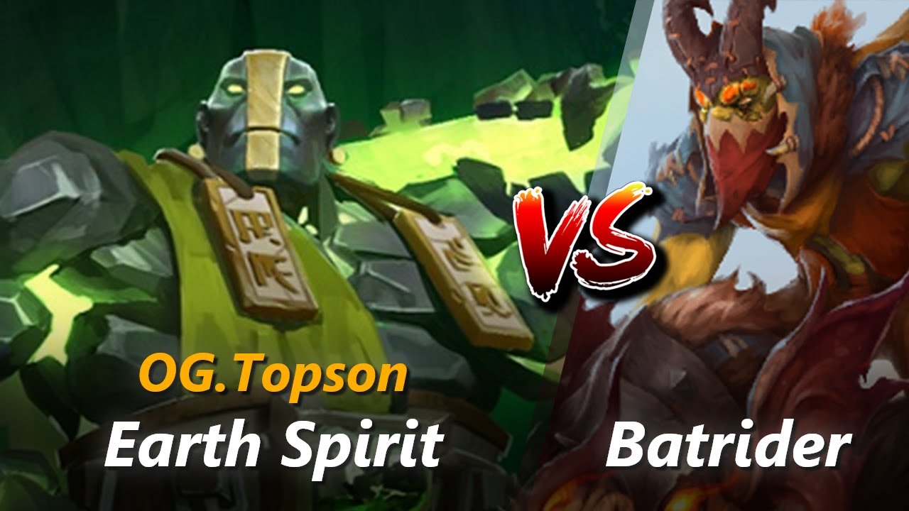 Topson mid Earth Spirit vs Batrider | First 10 minutes