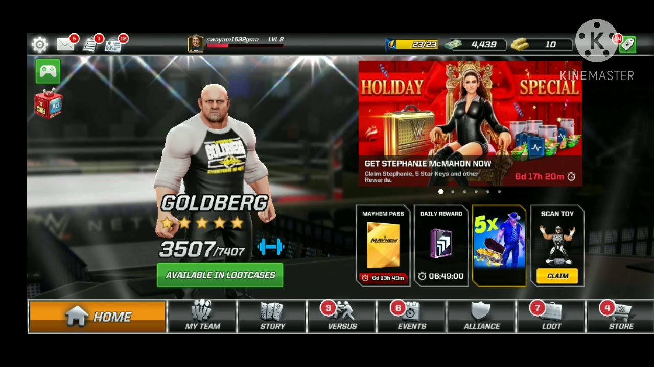 Opening all lootcases  WWE Mayhem