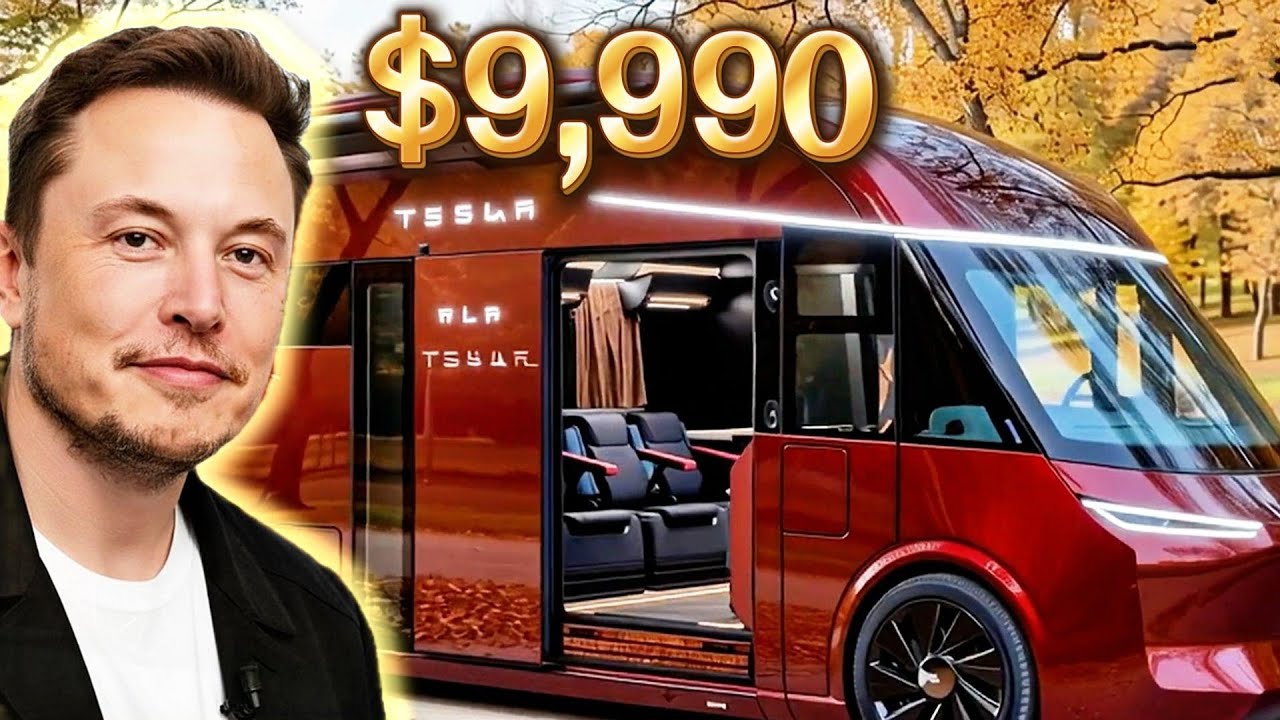 售價9990美元的特斯拉房車終於來了！埃隆馬斯克震驚了！ 2026年新品發售！