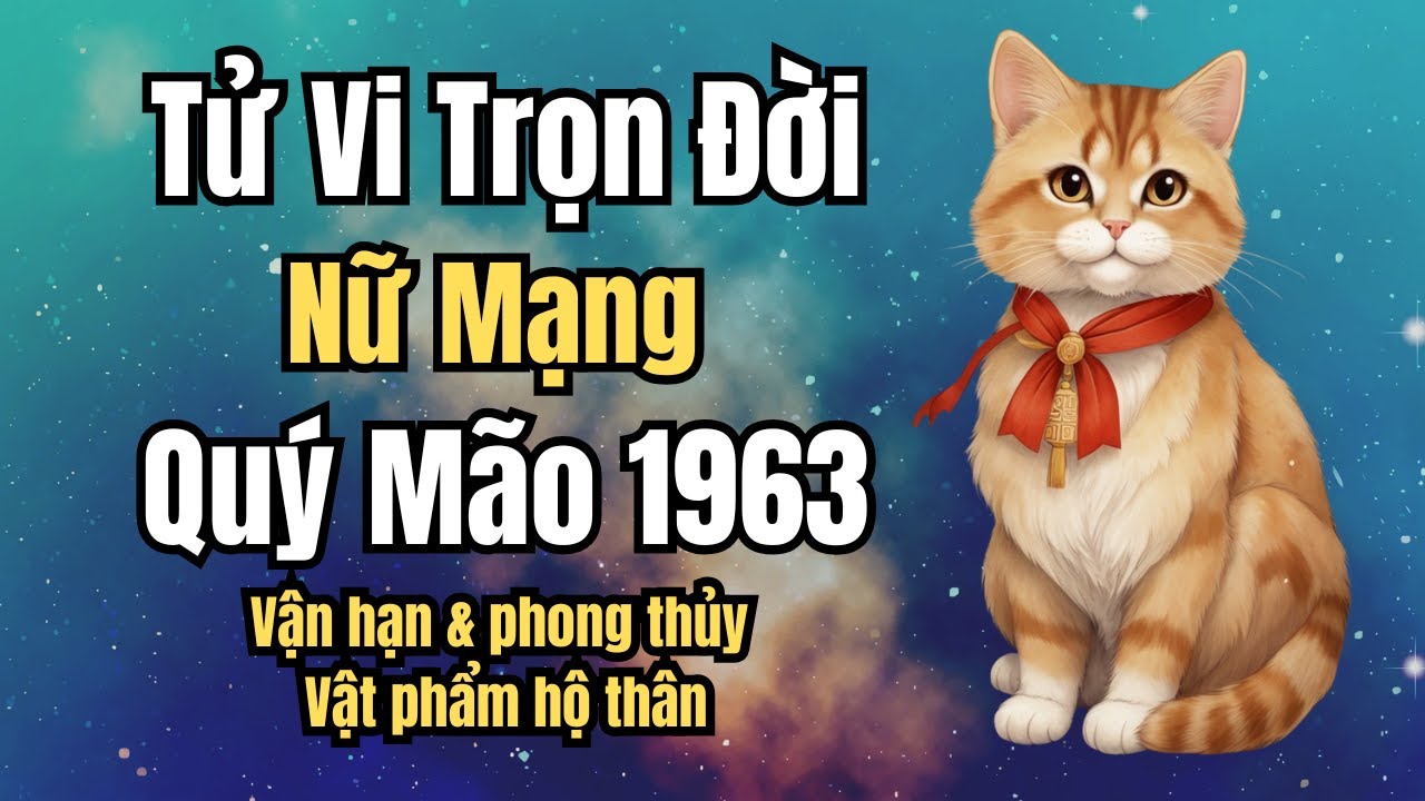 Tử vi trọn đời nữ mạng Quý Mão 1963 – Mềm Mại Nhưng Kiên Cường, Hậu Vận Vượng Con Cháu