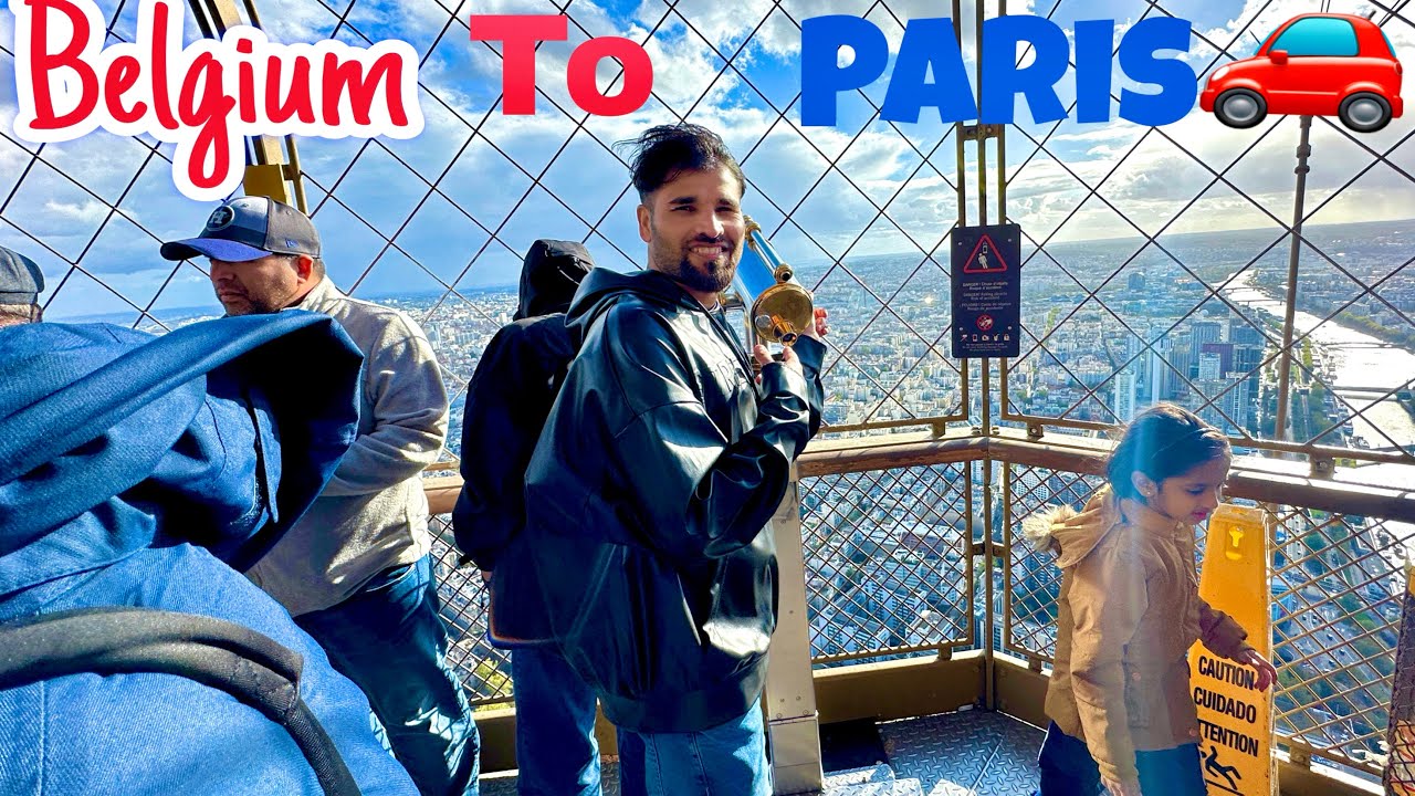 Belgium se Paris Road Trip 🚗Europe ka Travel Vlog 🇧🇪😃🇫🇷